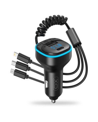 TRANSMISOR FM BCC07 BLUETOOTH + USB + TIPO C XO