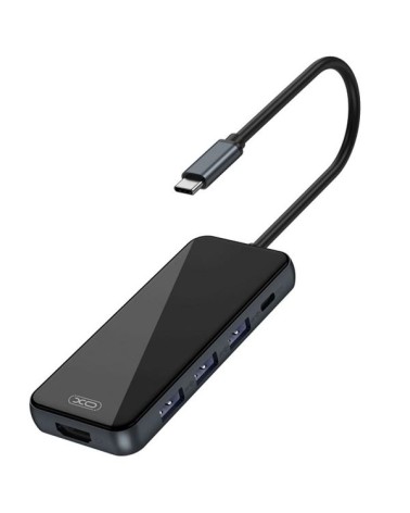 ADAPTADOR TIPO C - HDMI, 3 X USB 3.0 Y TIPO C XO