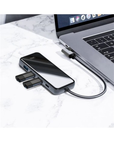 ADAPTADOR TIPO C - HDMI, 3 X USB 3.0 Y TIPO C XO