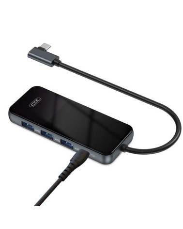 ADAPTADOR TIPO C - HDMI, 3 X USB 3.0 Y TIPO C XO