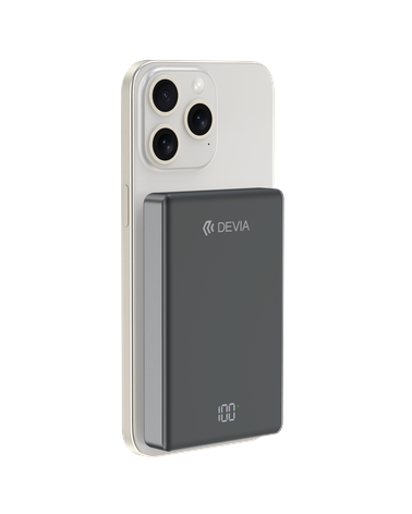 DEVIA BATERIA AUXILIAR MAGSAFE MINI METAL 10000mAh GRIS