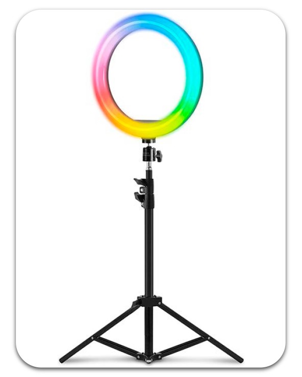 ARO DE LUZ RGB CON TRIPODE...
