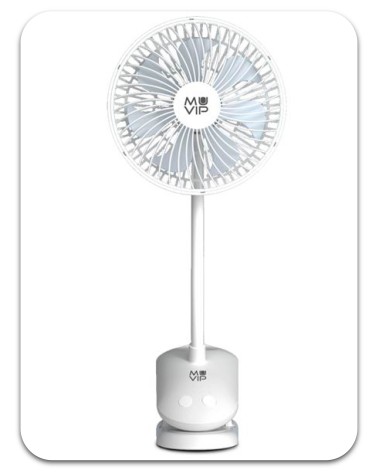 VENTILADOR DE PINZA 6" BATERÍA MUVIP