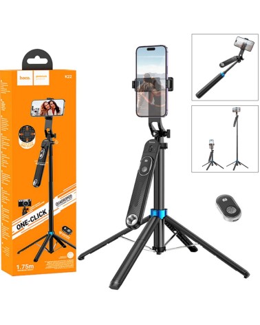 Hoco k22 Soporte de Sobremesa para Streaming con Mando Bluetooth