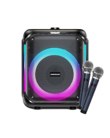ALTAVOZ KARAOKE PORTATIL PARTYBOX 8" COOLSOUND