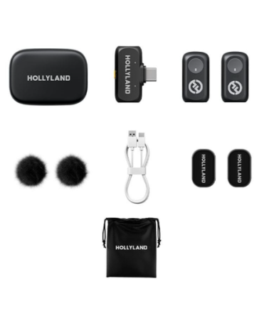 HOLLYLAND MICROFONO INALAMBRICO LARK A1 DUO USBc