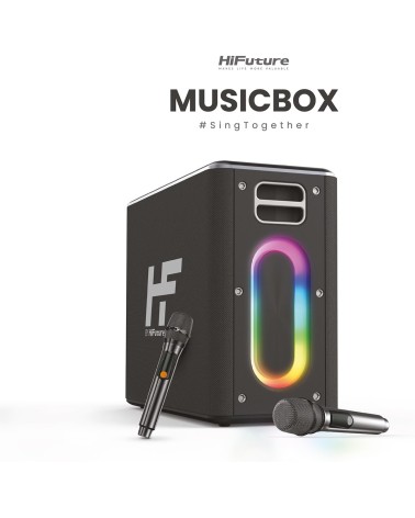 HIFUTURE KARAOKE/ALTAVOZ MUSICBOX 100W NEGRO