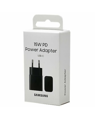 SAMSUNG CARGADOR 15W PD TIPO C NEGRO