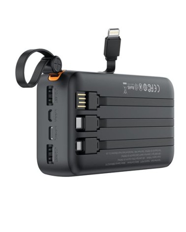 POWERBANK 20000MAH 3 SALIDAS NEGRO PR278 XO