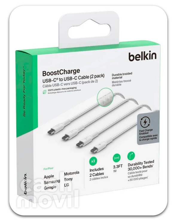 Cable USB-C aUSB-C Belkin 1...