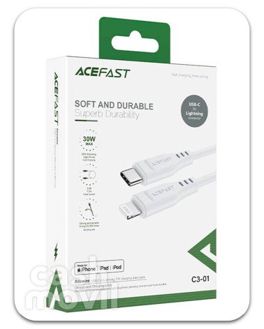 Cable USB-A a USB-C Acefast C22-04 3.0 Amp 1.2 Metos Reforzado