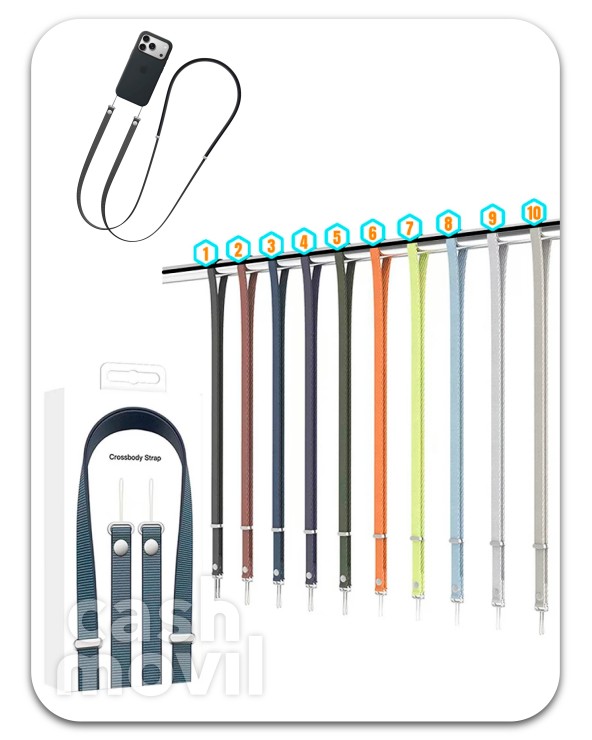 Cordon Crossbody Strap Apple