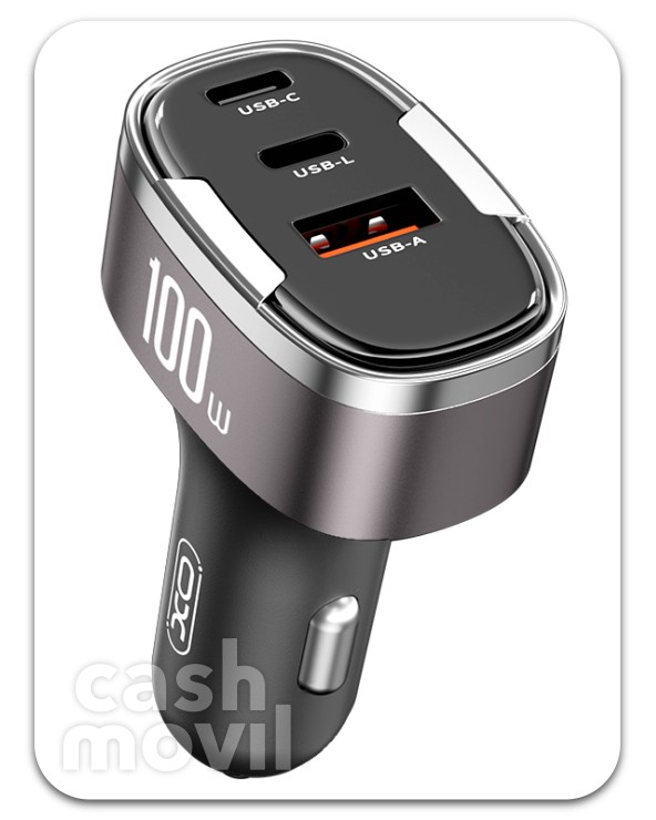 CARGADOR MECHERO CC61 3XUSB...