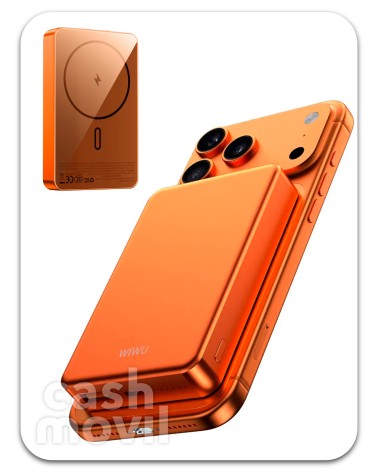 Powerbank Ultrafino 5000mAh Naranja