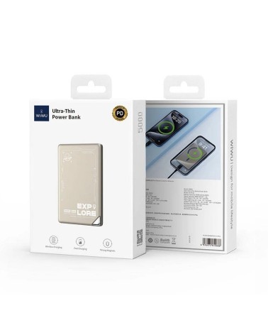Power Bank WIWU 10000 mAh con Magsafe Wi-P020