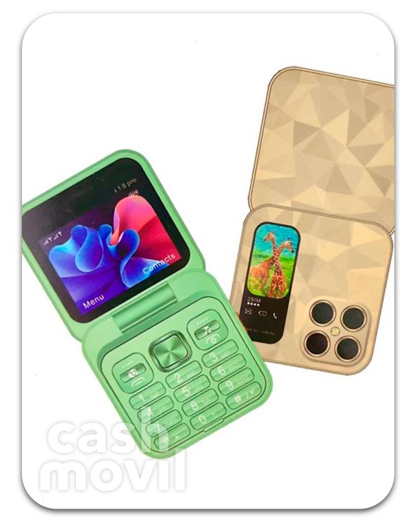 MINI TELEFONO MOVIL CON TAPA