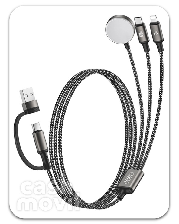 CABLE USB-A/C 3 EN 1 2X...