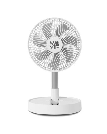 VENTILADOR PORTATIL EXTENSIBLE Y PLEGABLE 8" BATERÍA MUVIP