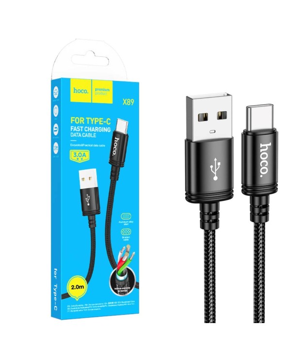 Cable Usb-A a Usb-C 3.0A 2...