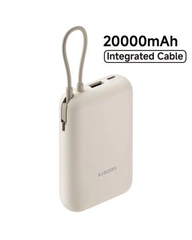 Powerbank  Xiaomi 20.000 mAh 33W con Cable Integrado