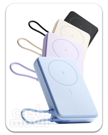 Xiaomi Magnetic Powerbank 10,000mAh con Soporte Integrado Purple (BHR08PAGL)