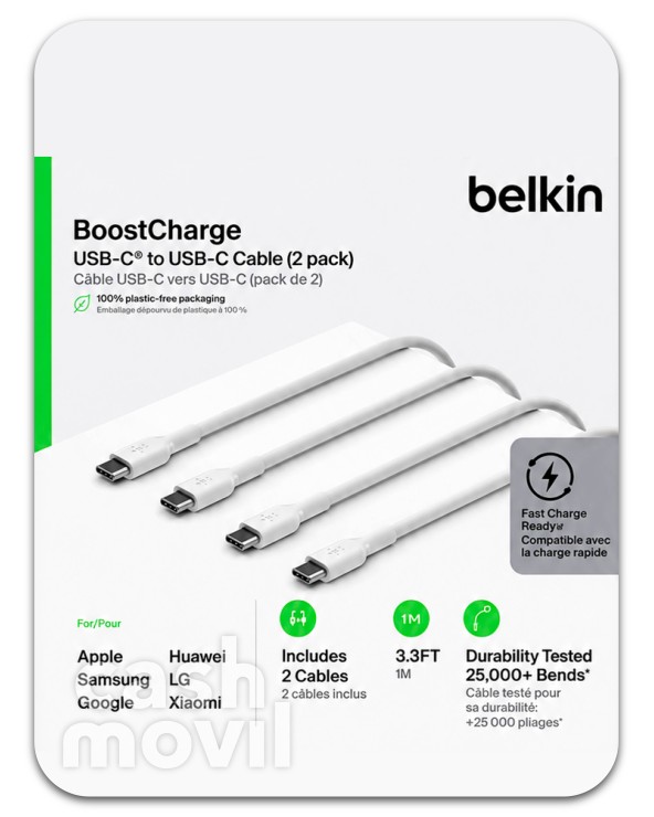 Cable USB-C aUSB-C Belkin 1...