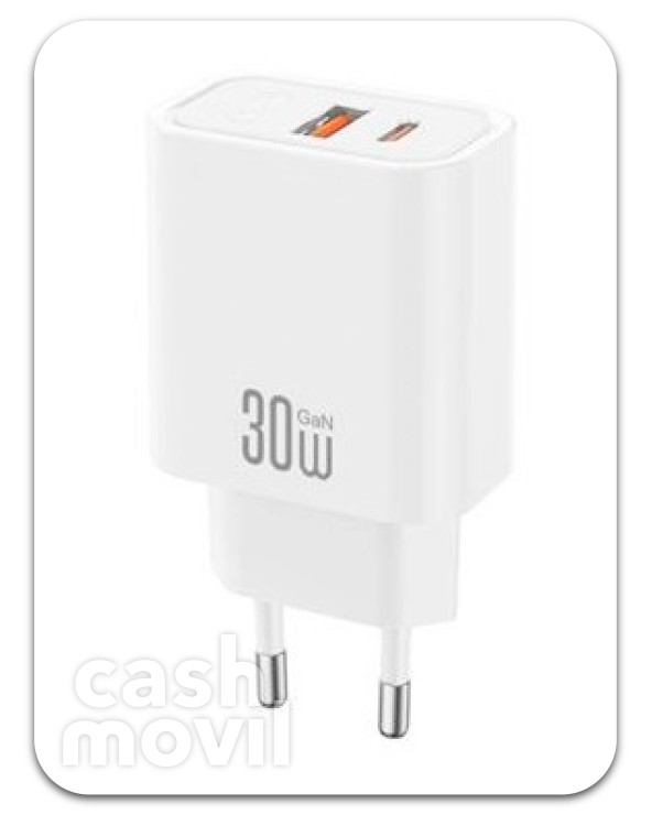 CARGADOR USB 30W 1X USB-A Y...